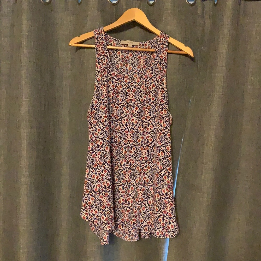 Loft sleeveless blouse
